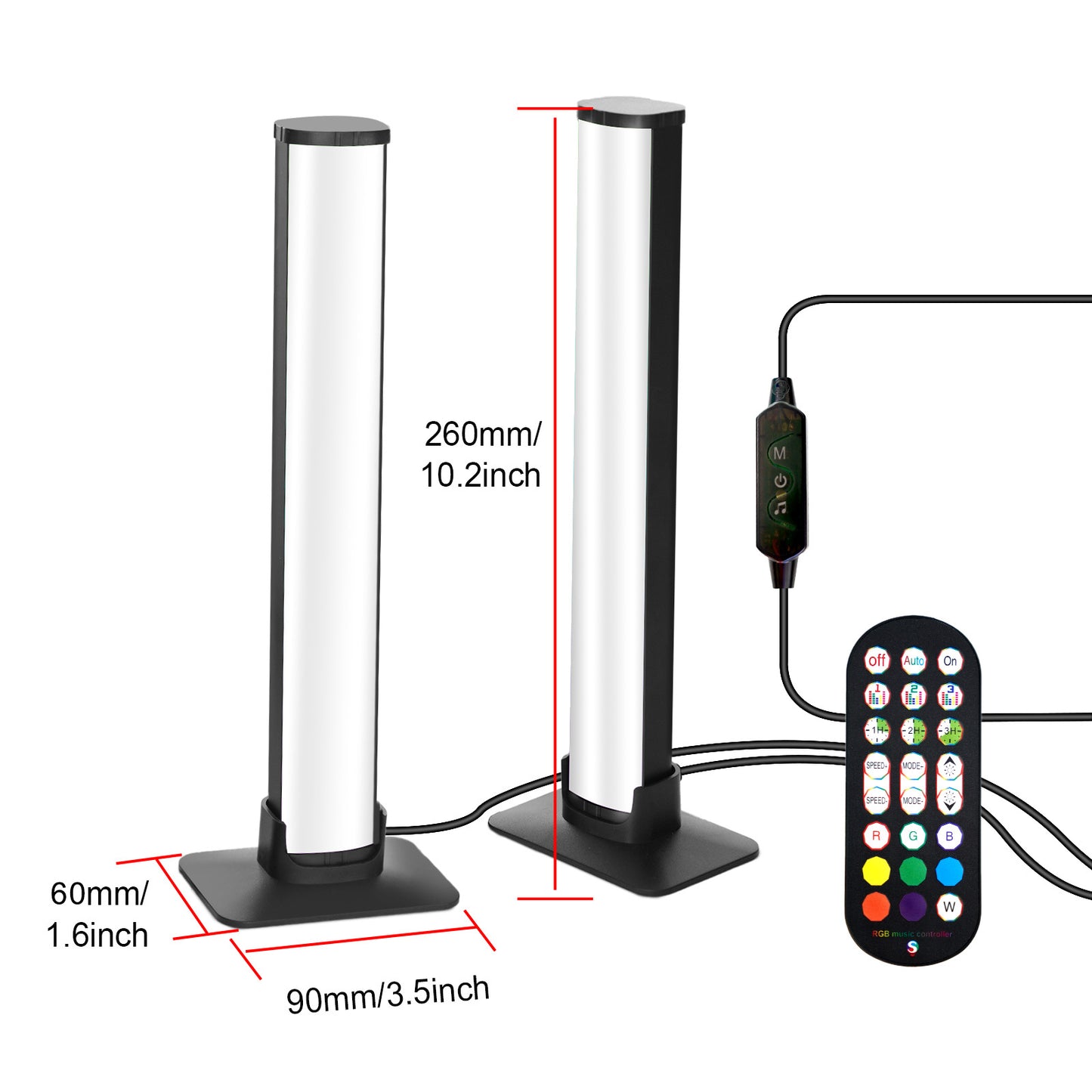Smart Light Bar, LED TV Backlight Lamp with DIY Music Sync Modes Smart APP Control with Multiple Scene Modes Color Light Bar for Gaming, Movies, PC, TV, Room Indoor Decoration