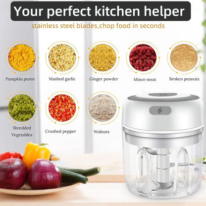 Mini Electric Food Chopper: Compact & Versatile