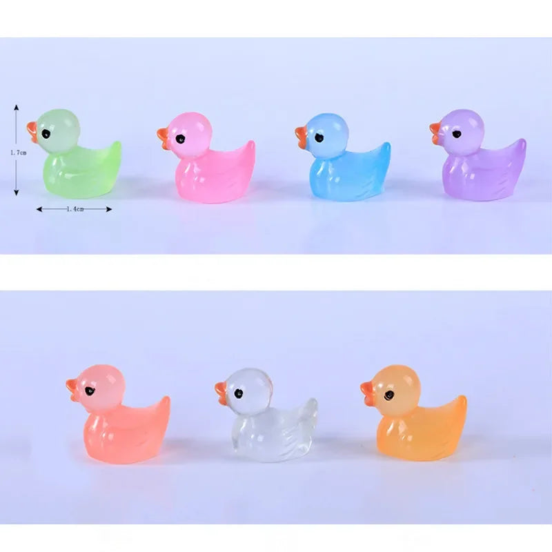 Luminous Mini Ducks Figurines