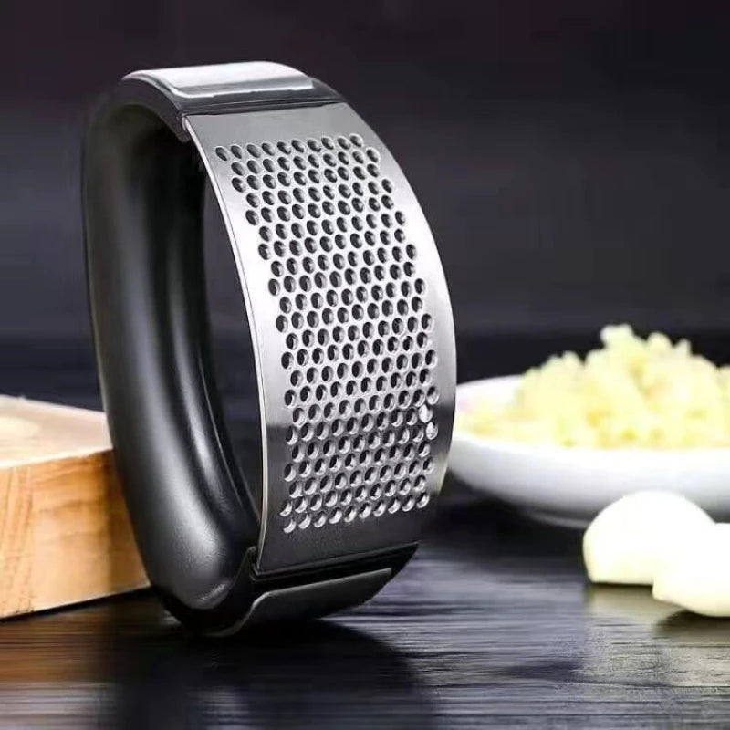 Garlic Master: Stainless Steel Garlic Crusher