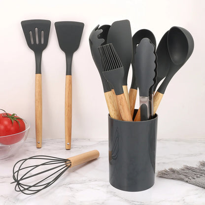 Sleek Silicone Kitchen Set