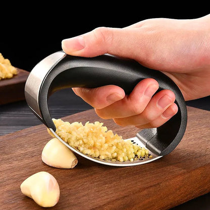 Garlic Master: Stainless Steel Garlic Crusher