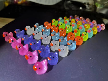 Luminous Mini Ducks Figurines