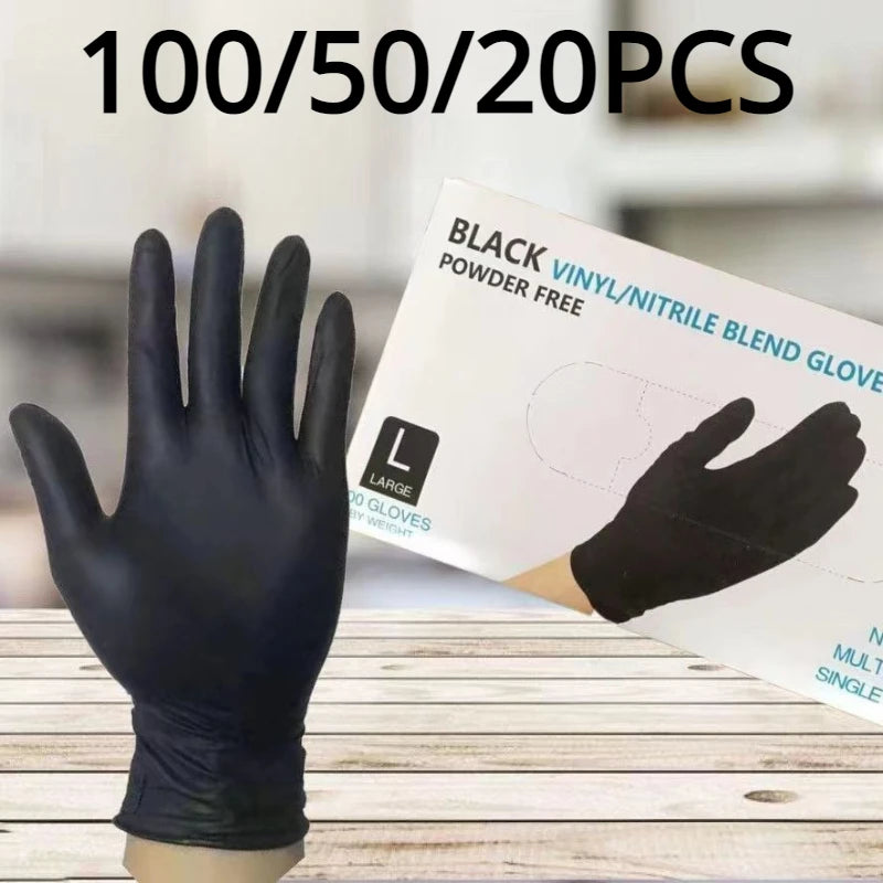 Black Nitrile Gloves