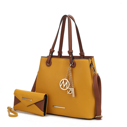 MKF Collection Kearny Women Tote Bag with Wallet by Mia k