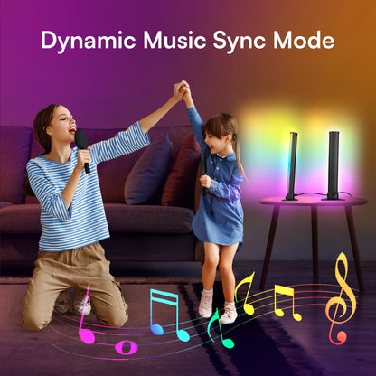 Smart Light Bar, LED TV Backlight Lamp with DIY Music Sync Modes Smart APP Control with Multiple Scene Modes Color Light Bar for Gaming, Movies, PC, TV, Room Indoor Decoration